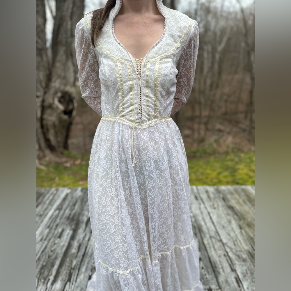 1980’s Gunne Sax Wedding Gown